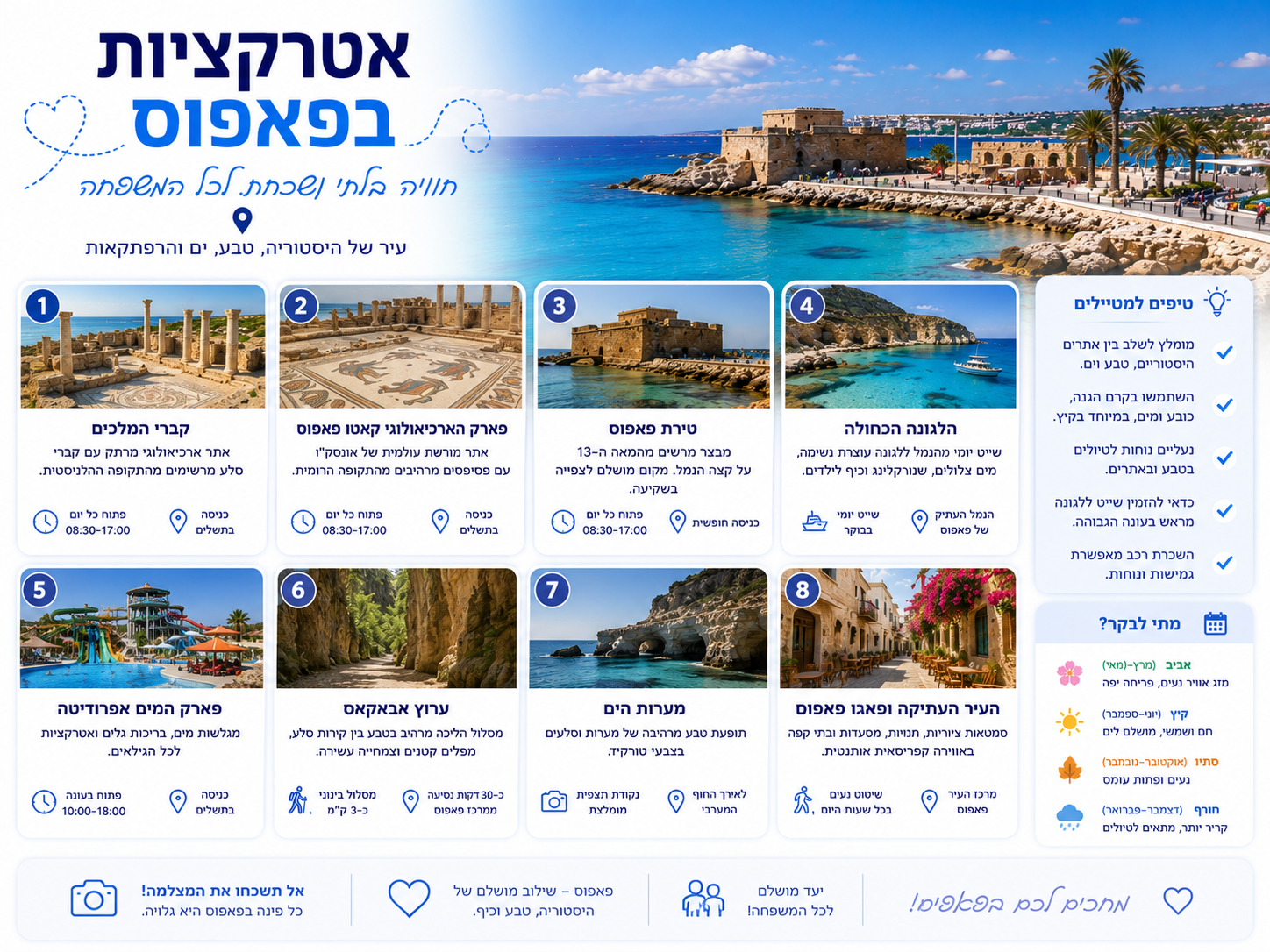 אטרקציות בפאפוס קפריסין